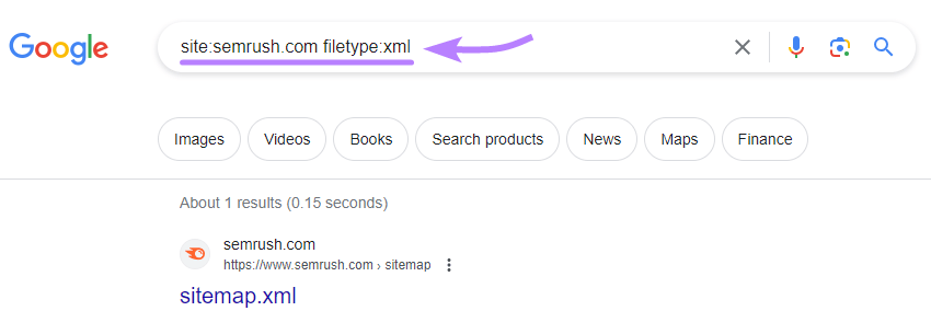 "site:sr03.toolzpad.com filetype:xml" entered into Google search