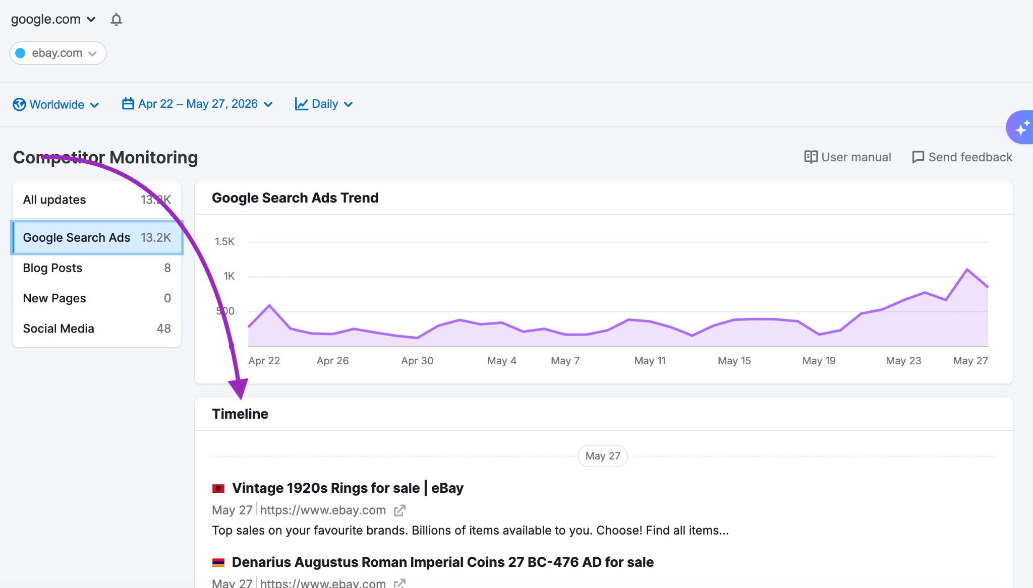 Competitor Monitoring (formerly EyeOn) image 14